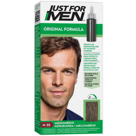 Just For Men Original Formula hårfarge Middels brun