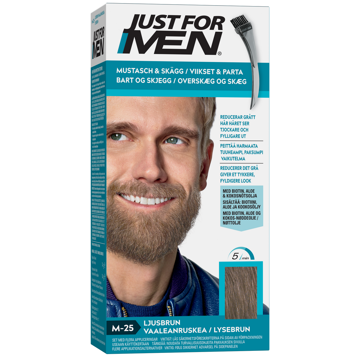 Just For Men bart- og skjeggfarge Lysebrun