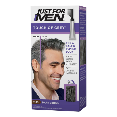 Just For Men hårfarge - Touch of Grey Mørkebrun