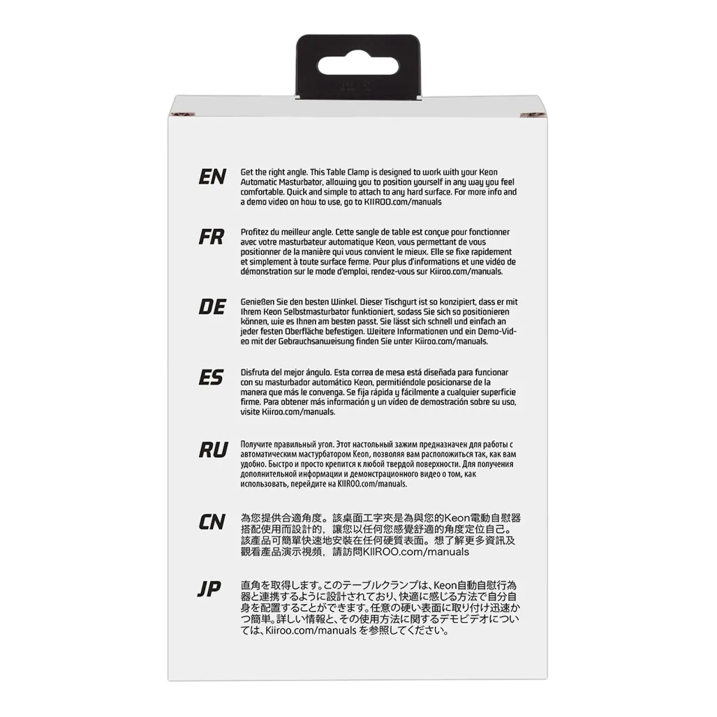 Kiiroo Keon Table Clamp