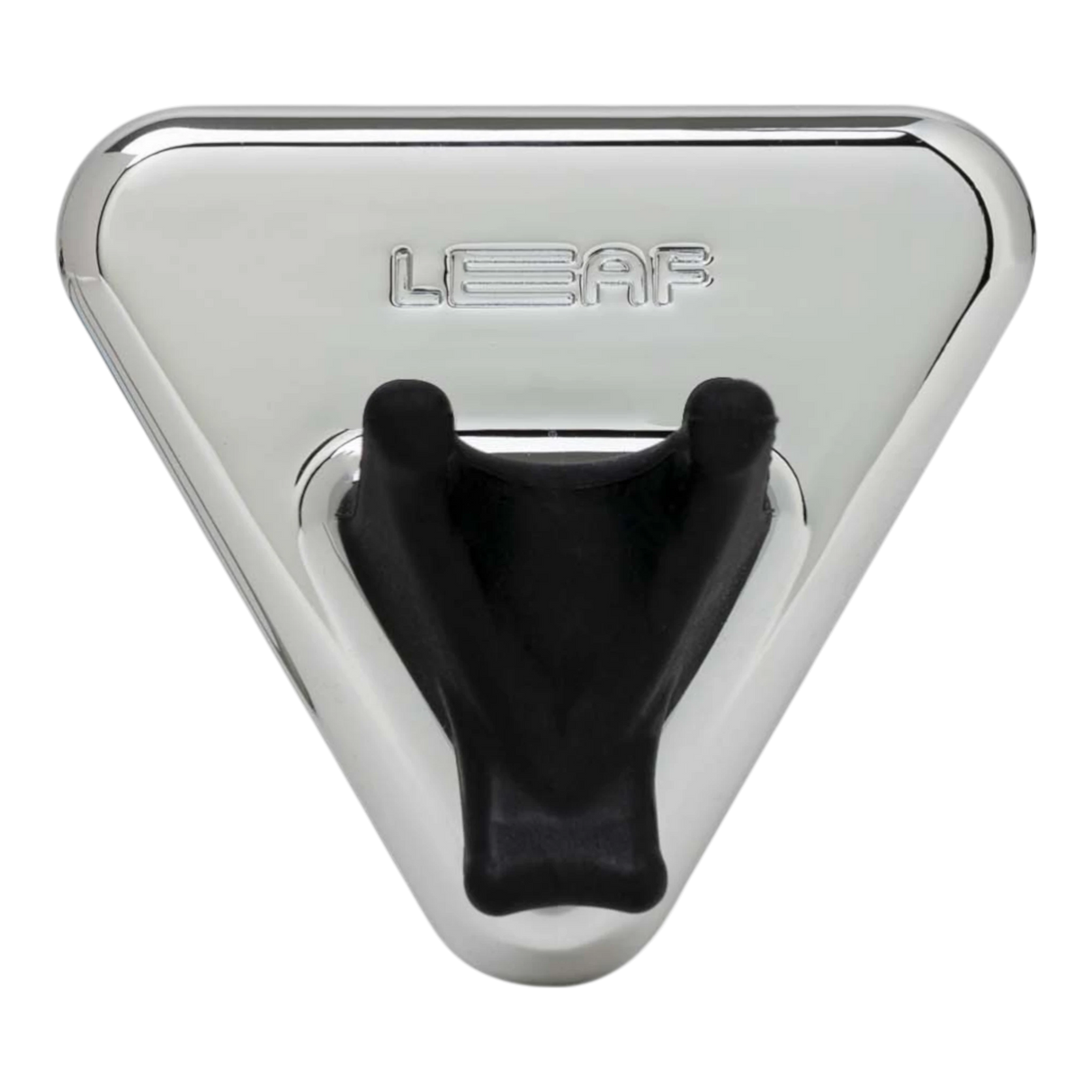 Sølvfarget blank Leaf Shave dusjholder med klemme