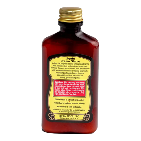 Lucky Tiger Liquid Cream Shave