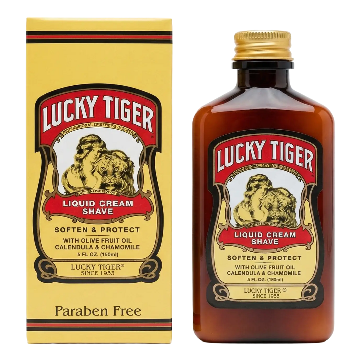 Lucky Tiger Liquid Cream Shave