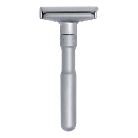 Merkur Futur tradisjonell barberhøvel - Matt krom