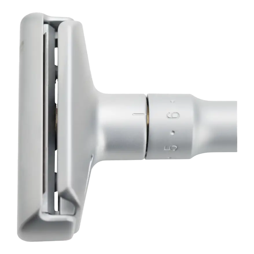 Merkur Futur tradisjonell barberhøvel - Matt krom