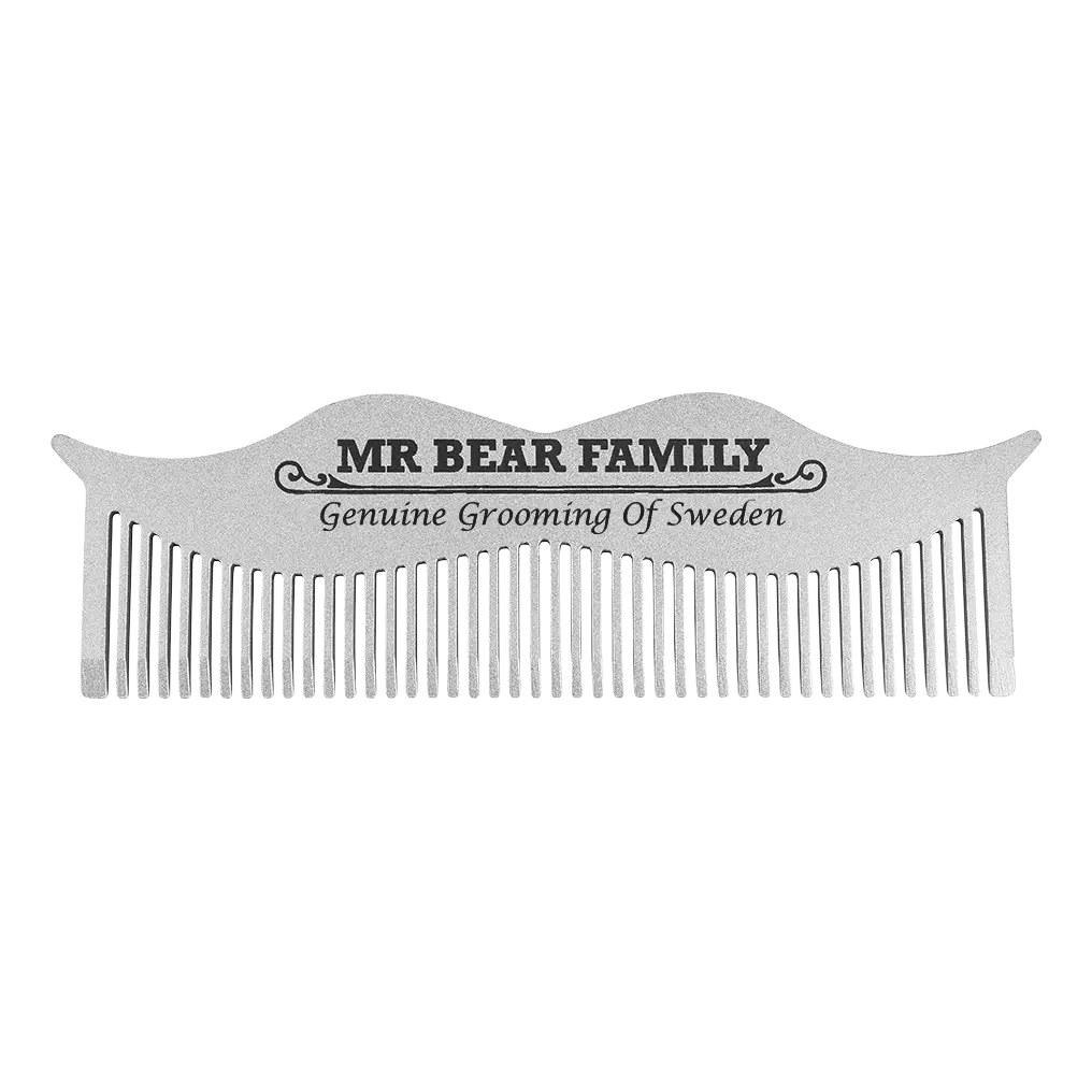 Mr Bear Family bartekam i rustfritt stål