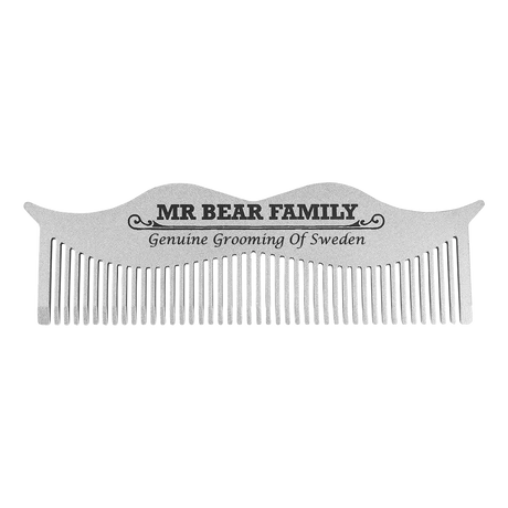 Mr Bear Family bartekam i rustfritt stål