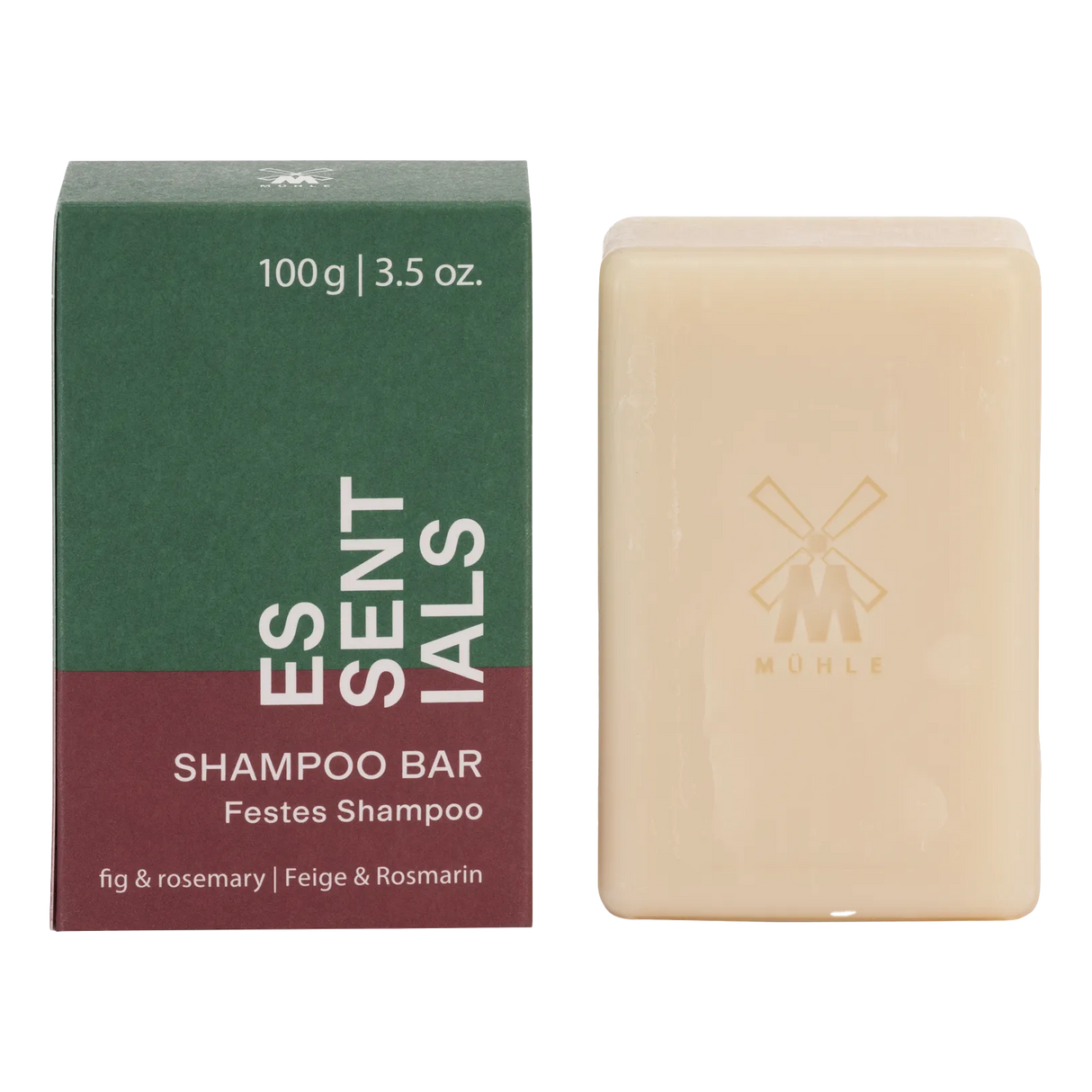 Mühle Essentials sjampo i fast form - fiken & rosmarin