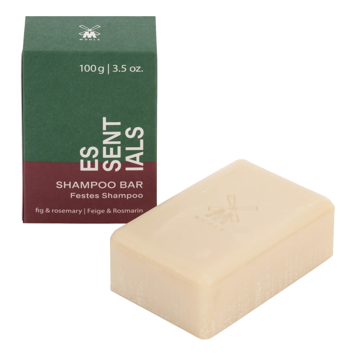 Mühle Essentials sjampo i fast form - fiken & rosmarin