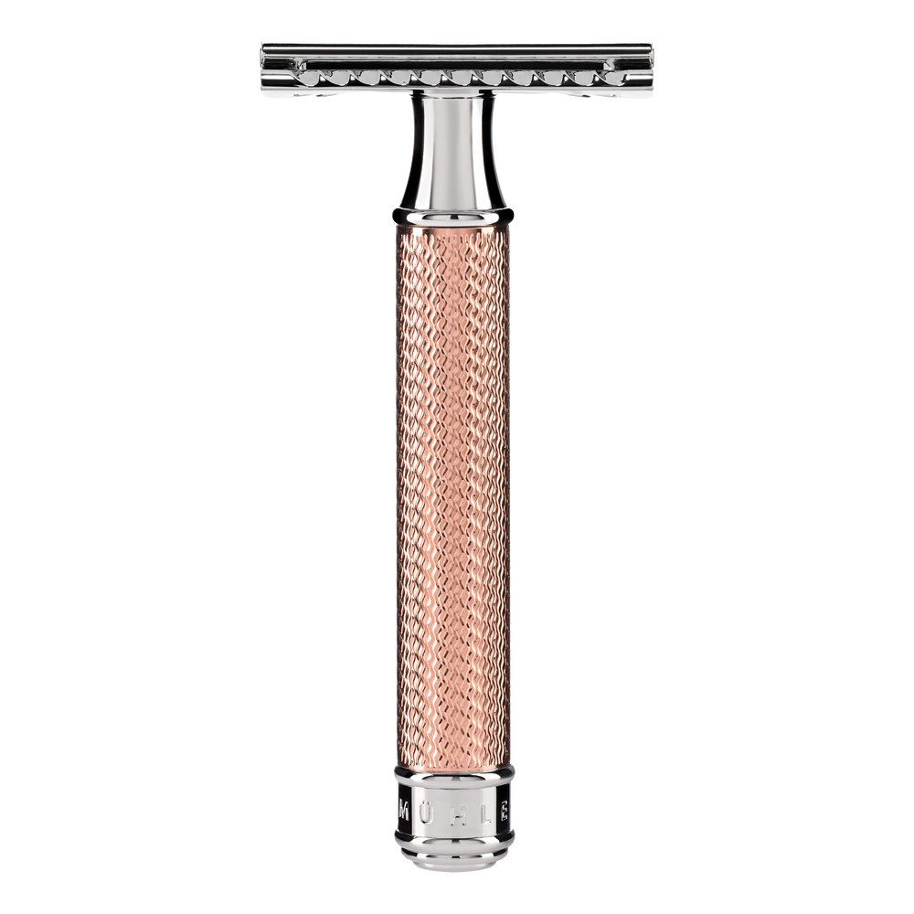 Mühle R89 tradisjonell barberhøvel Rosegull