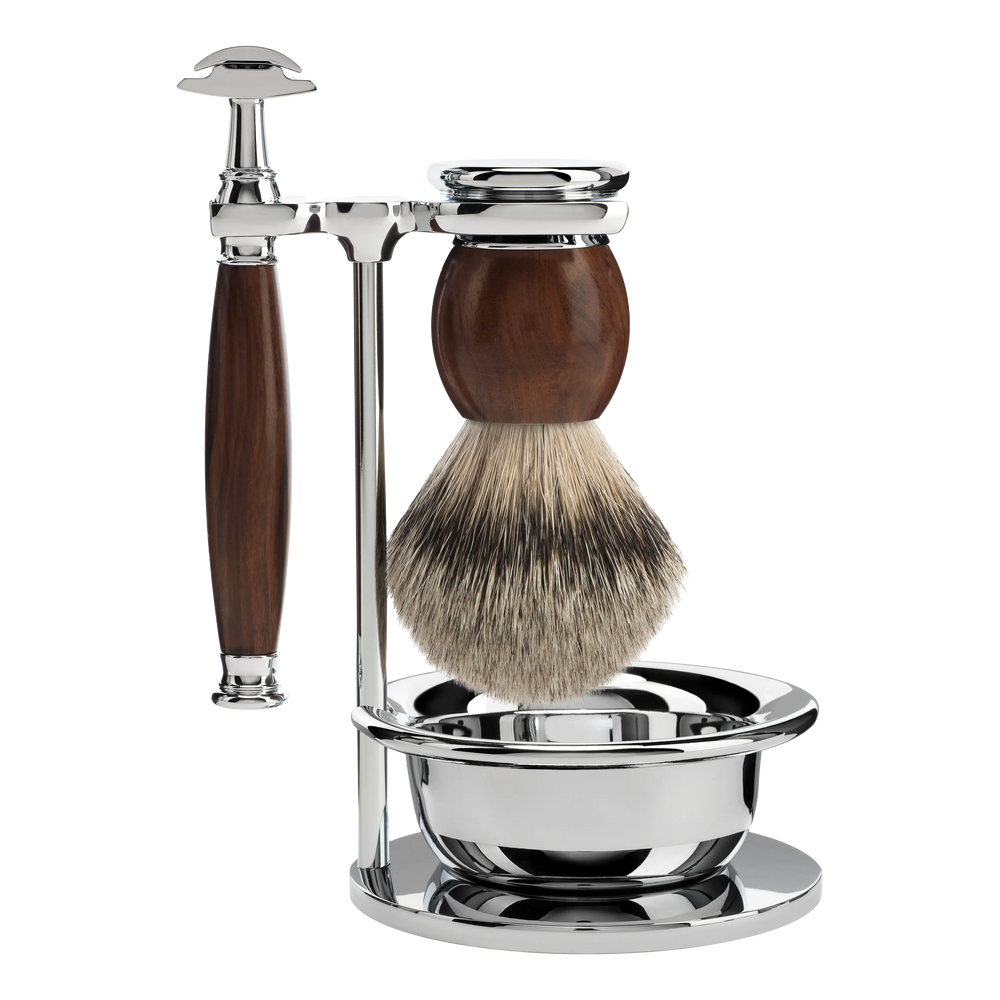 Mühle Sophist barbersett 4 deler Jerntre