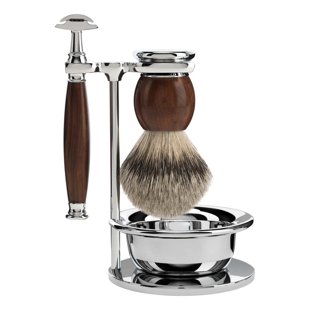 Mühle Sophist barbersett 4 deler Jerntre