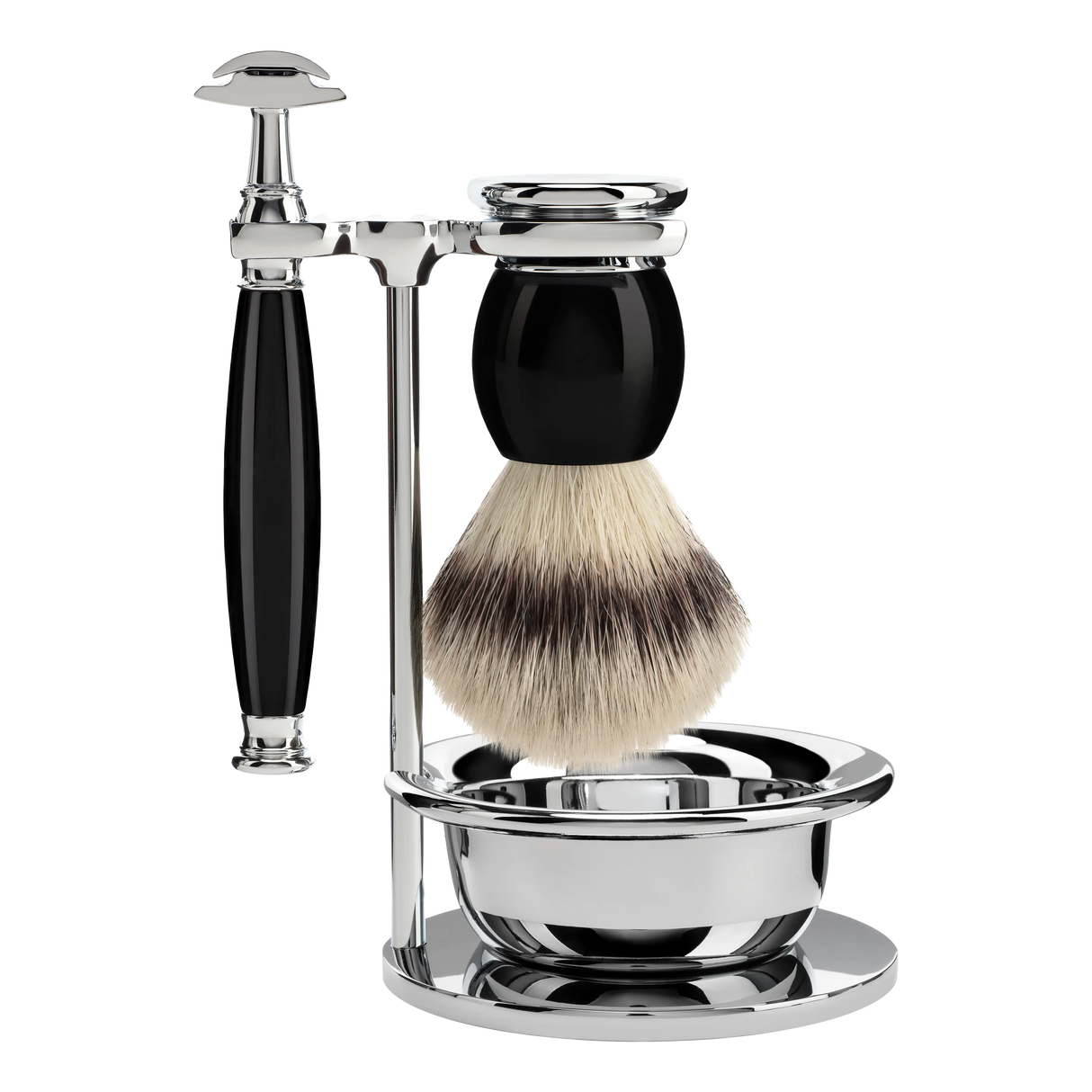 Mühle Sophist barbersett 4 deler Sort