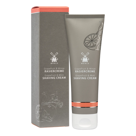 Mühle barberkrem i tube Grapefrukt og mynte