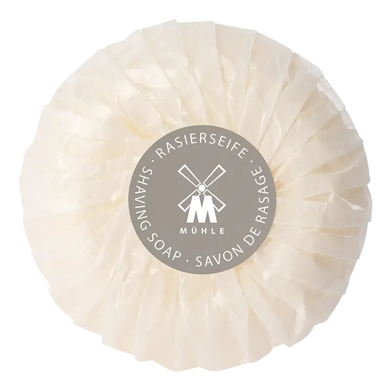 Mühle barbersåpe i porselenskål - Aloe vera