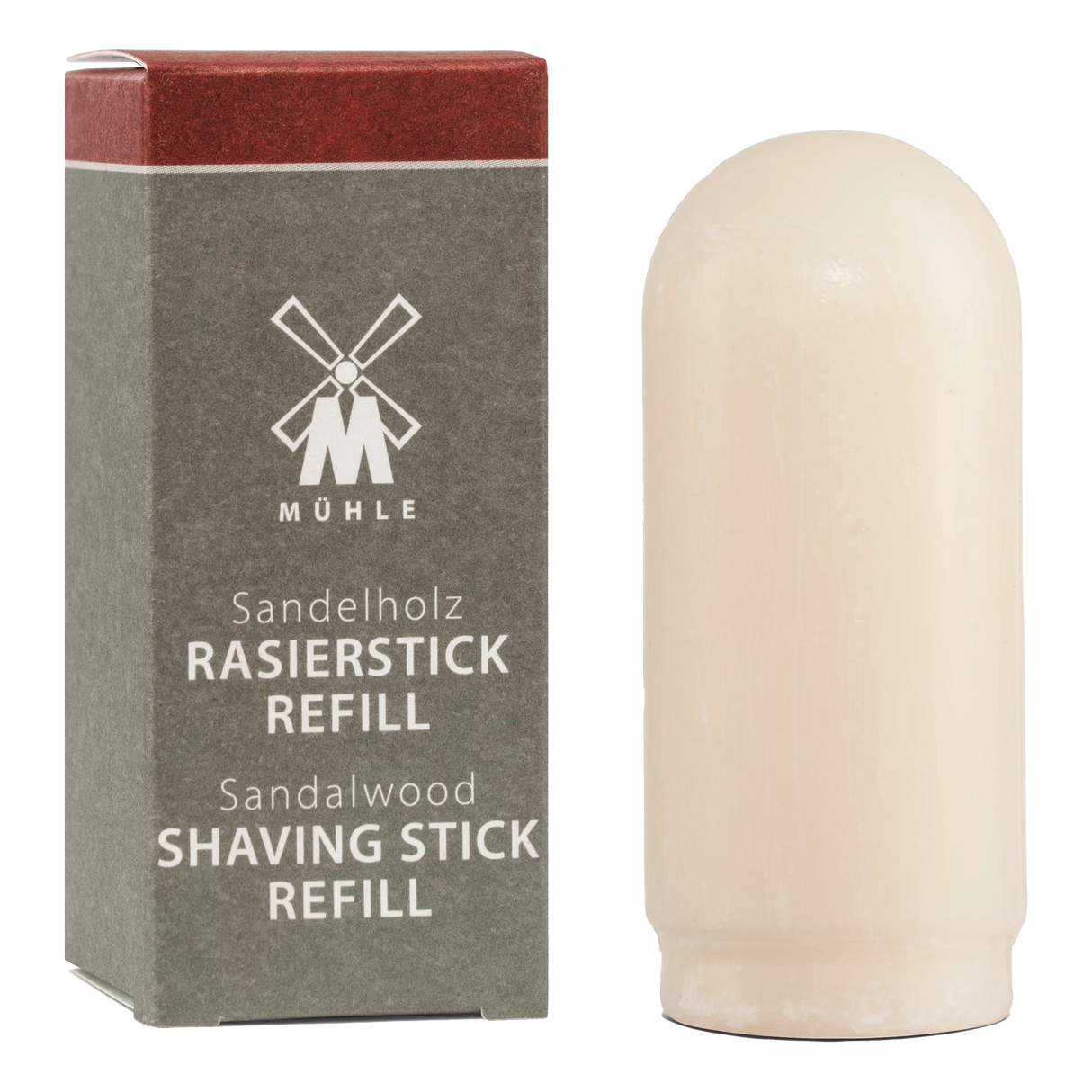Mühle barbersåpe på stick - Refill Sandeltre