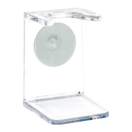 Mühle plaststativ til barberkost Gjennomsiktig