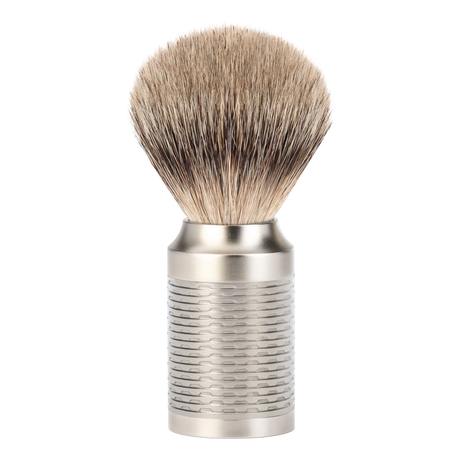 Mühle ROCCA Silvertip Badger barberkost i rustfritt stål