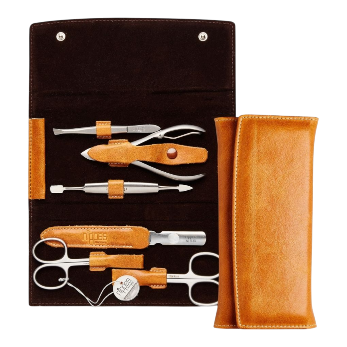 Nippes manikyrsett Cognac - 6 deler