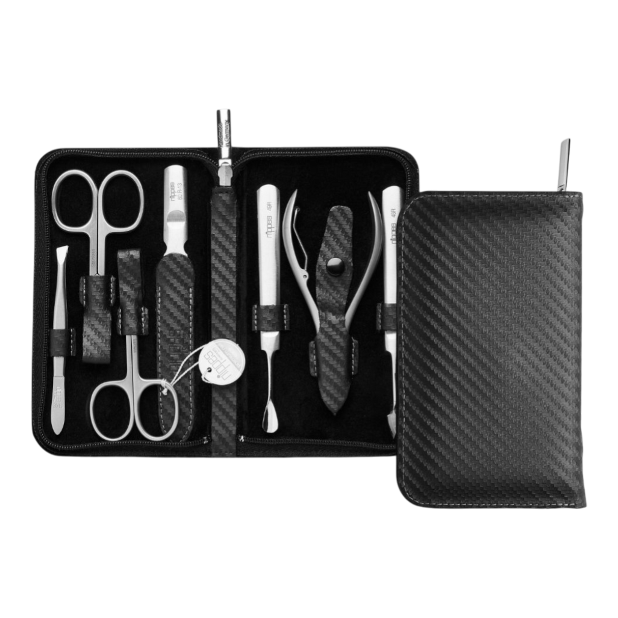 Nippes manikyrsett Karbon - 7 deler