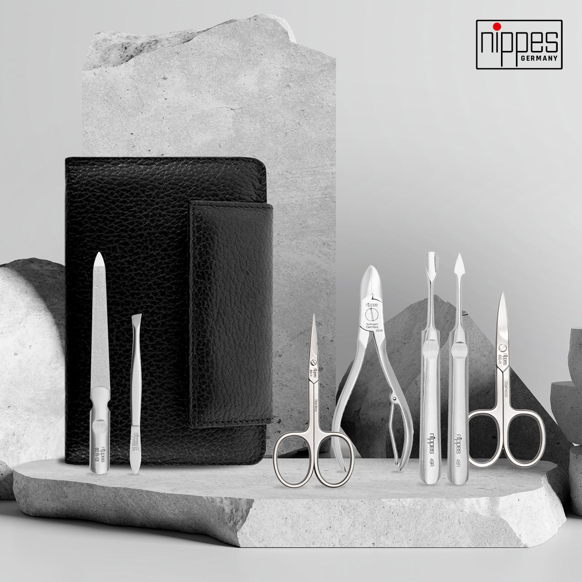 Nippes manikyrsett Leone - 7 deler