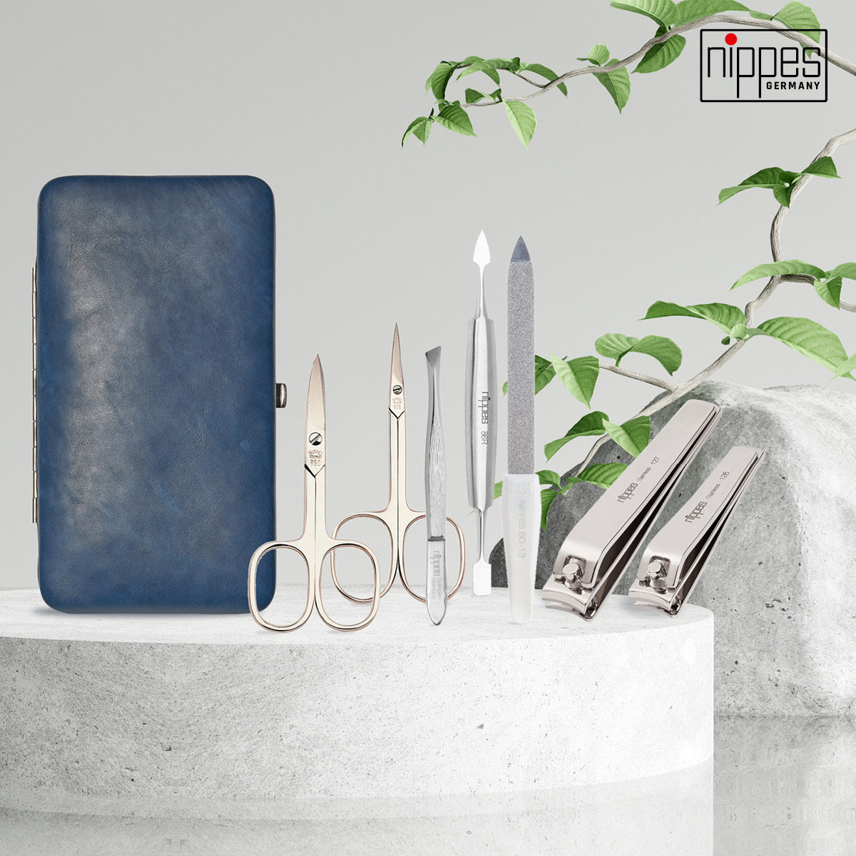 Nippes manikyrsett Vintage - 7 deler