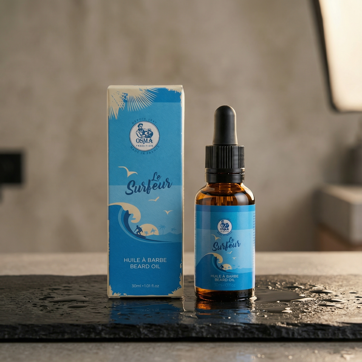 Osma Tradition Skjeggolje - Le Surfeur
