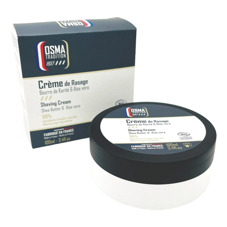 Osma Tradition barberkrem i skål