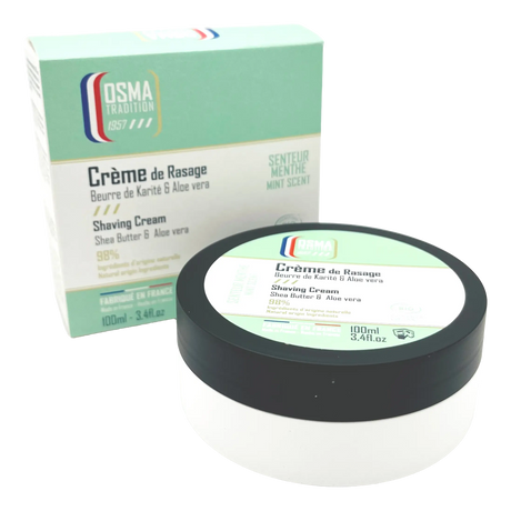 Osma Tradition barberkrem i skål