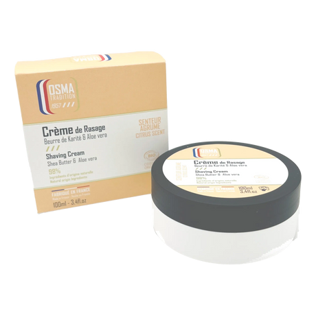 Osma Tradition barberkrem i skål