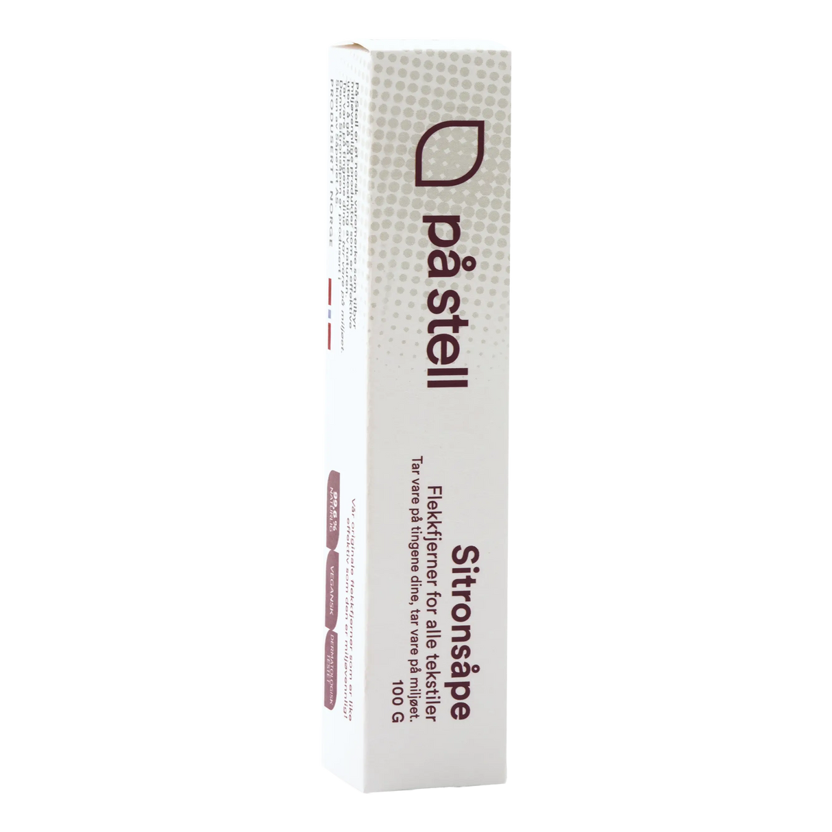 På Stell sitronsåpe stick flekkfjerner