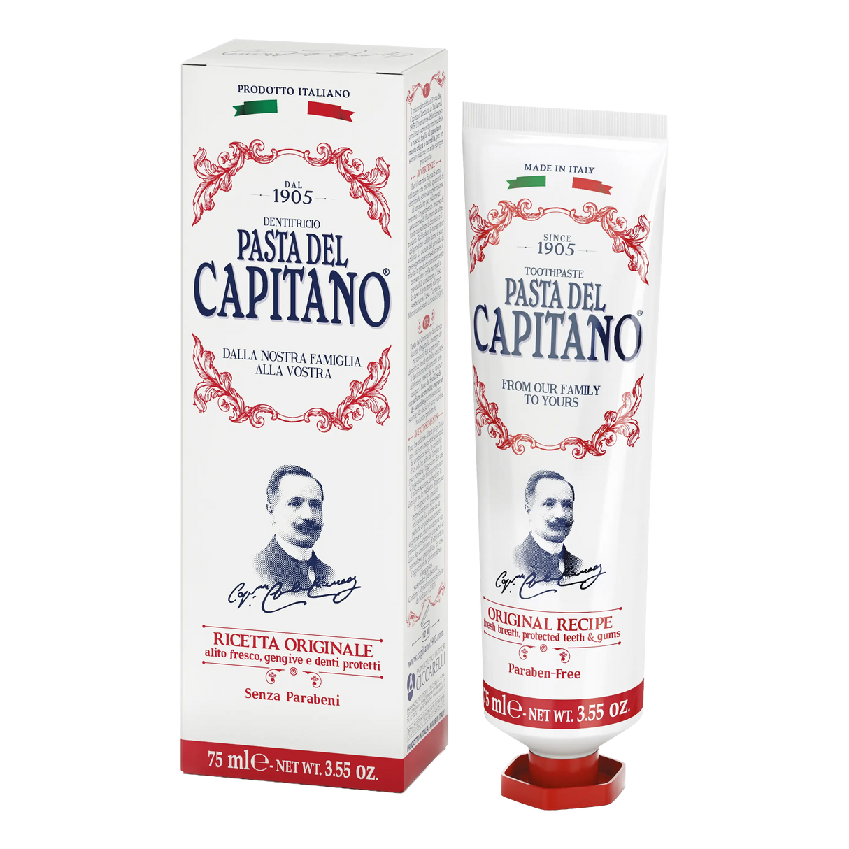 Pasta del Capitano 1905 Original Recipe tannkrem