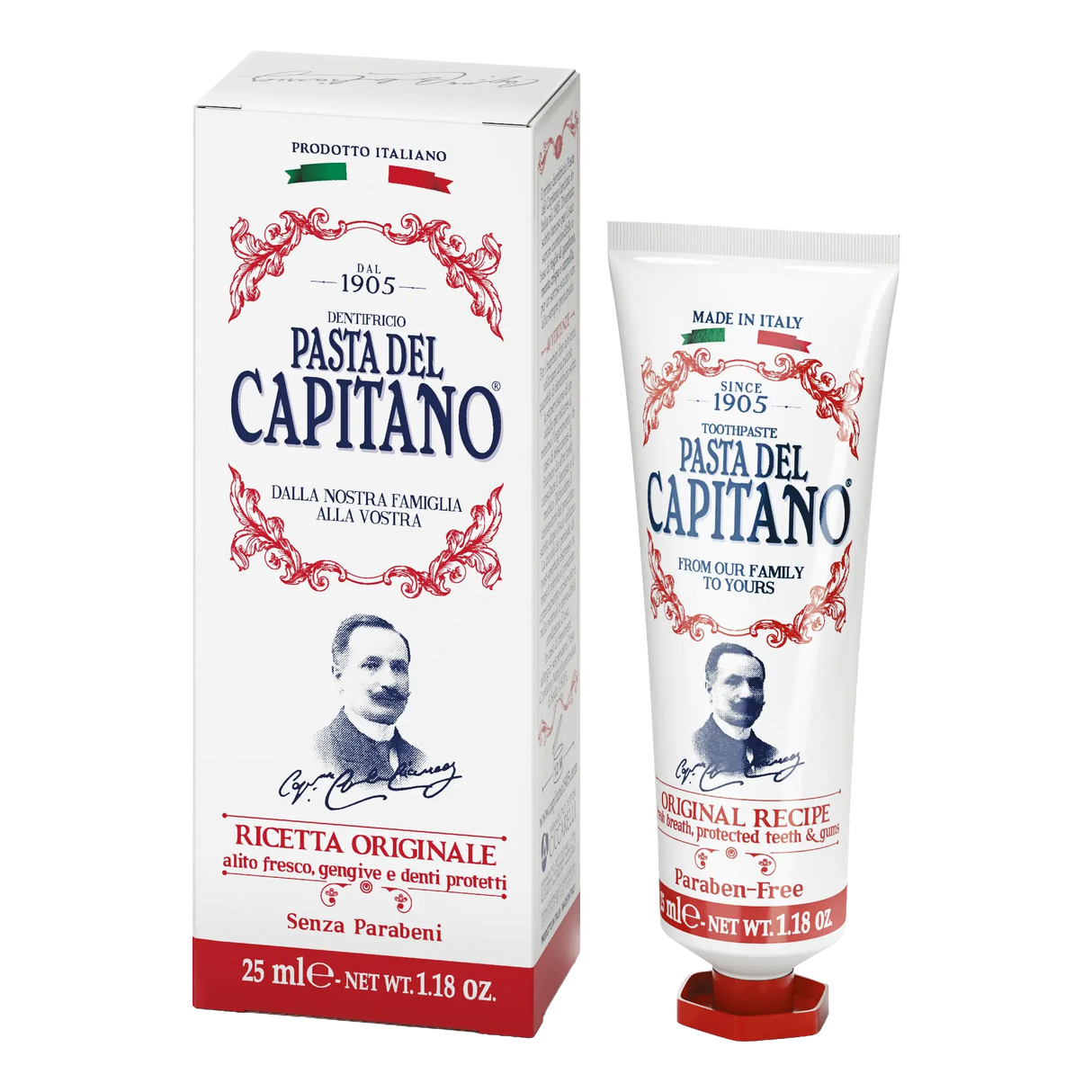 Pasta del Capitano 1905 Original Recipe tannkrem