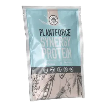 Plantforce Synergy Proteinpulver 20 g prøvepose Naturell