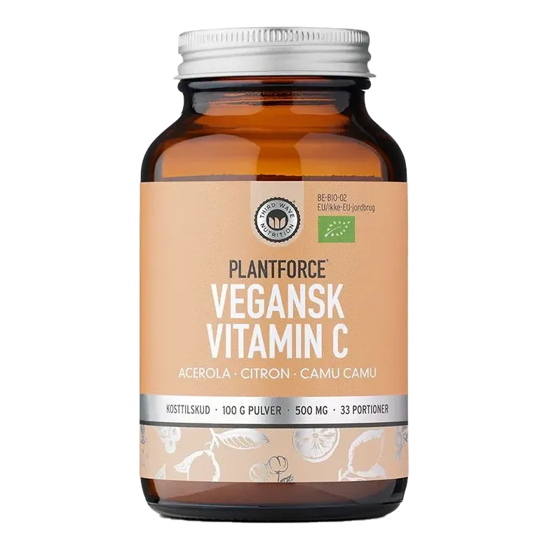 Plantforce Vegansk Vitamin C Økologisk pulver