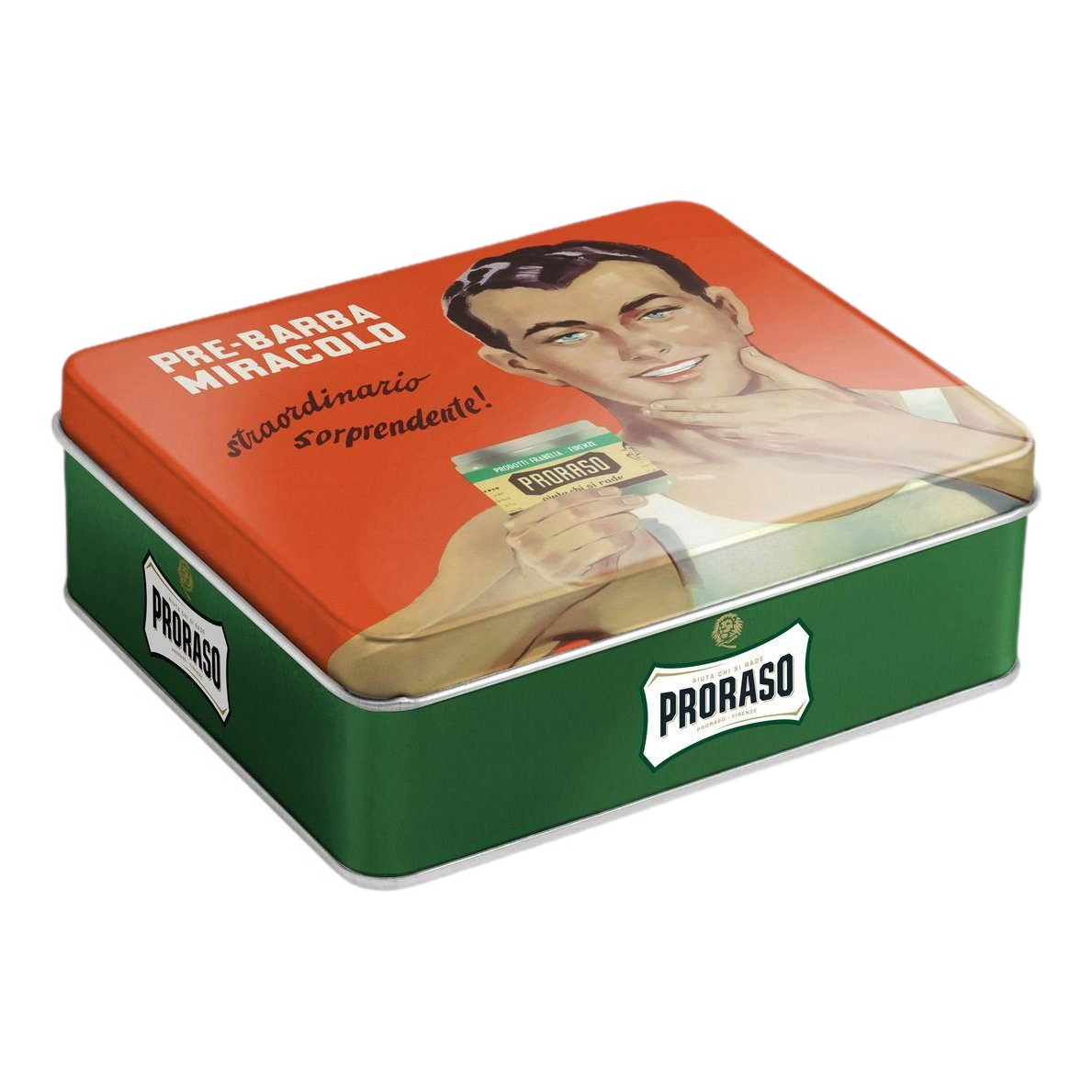 Proraso gavesett med barberprodukter Eukalyptus og mentol
