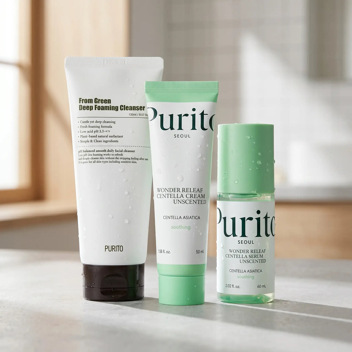 Purito hudpleiepakke - Sensitiv