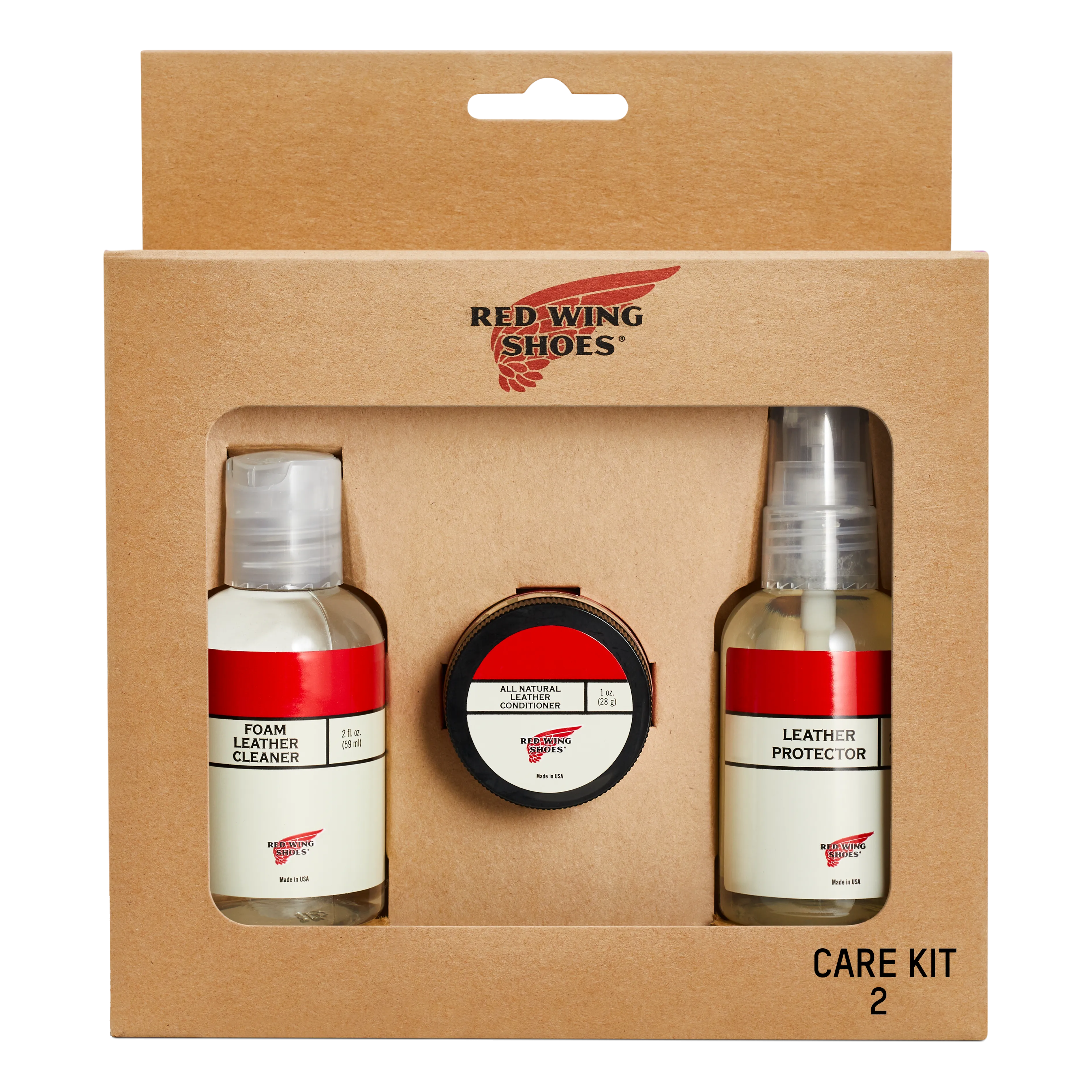 Red Wing Mini Care Kit - Waxed Leather