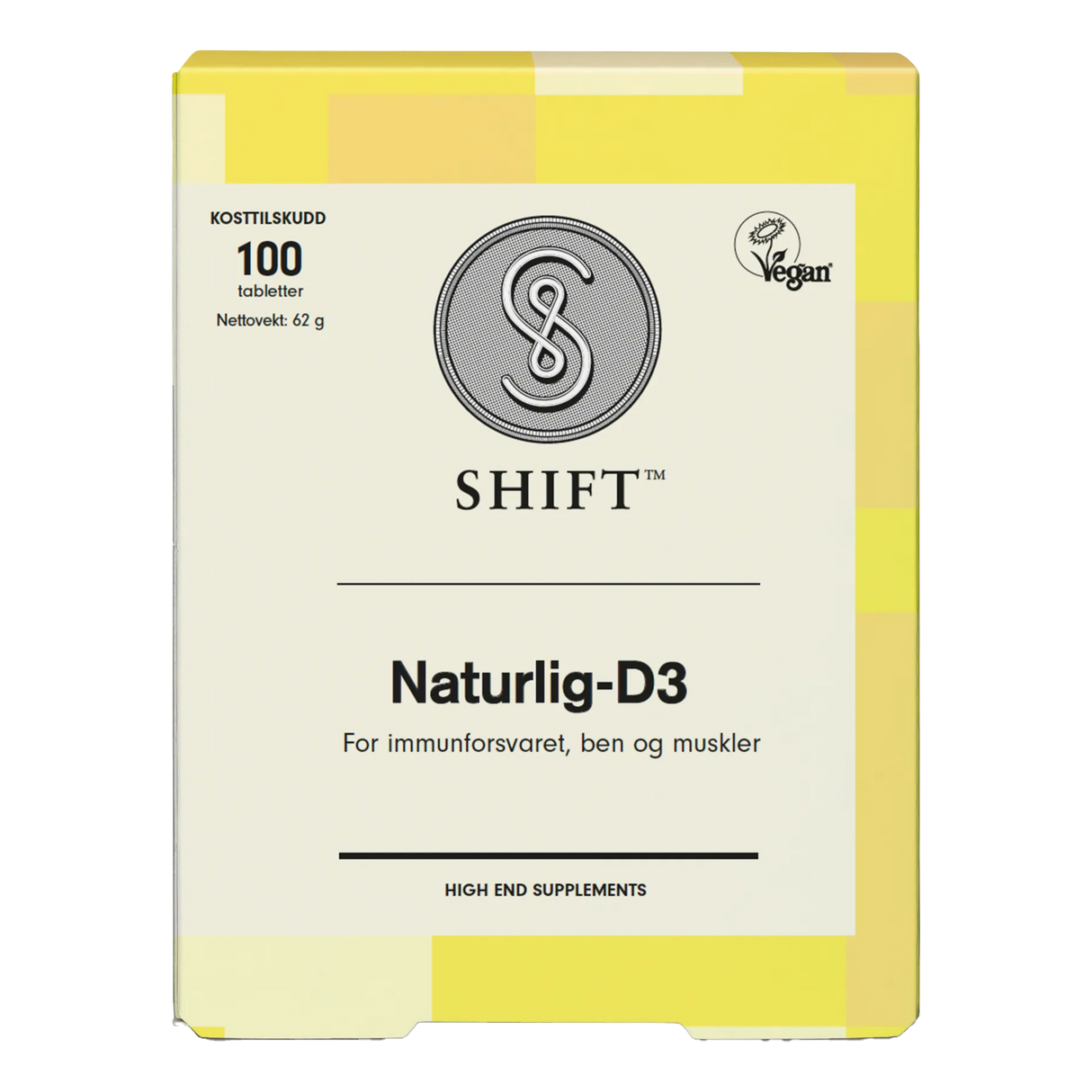 Shift Naturlig D3 80µg 100 Tabletter
