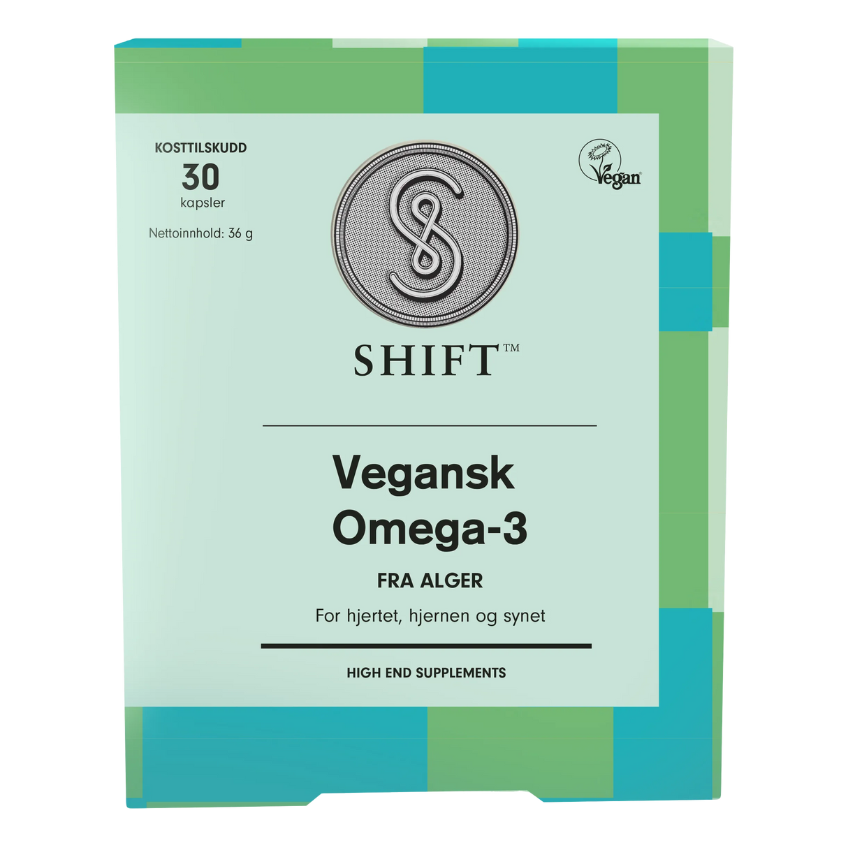 SHIFT Vegansk Omega-3 30 kapsler