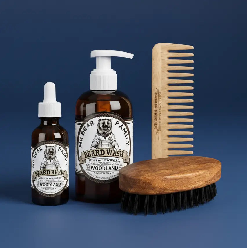 Skjeggsett - Mr Bear Family