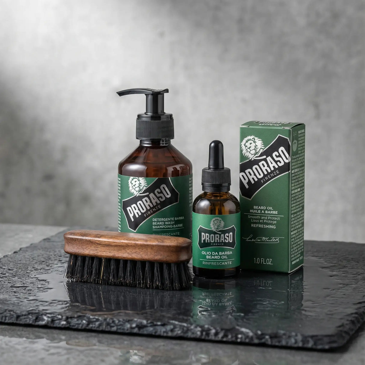 Skjeggsett - Proraso + liten børste