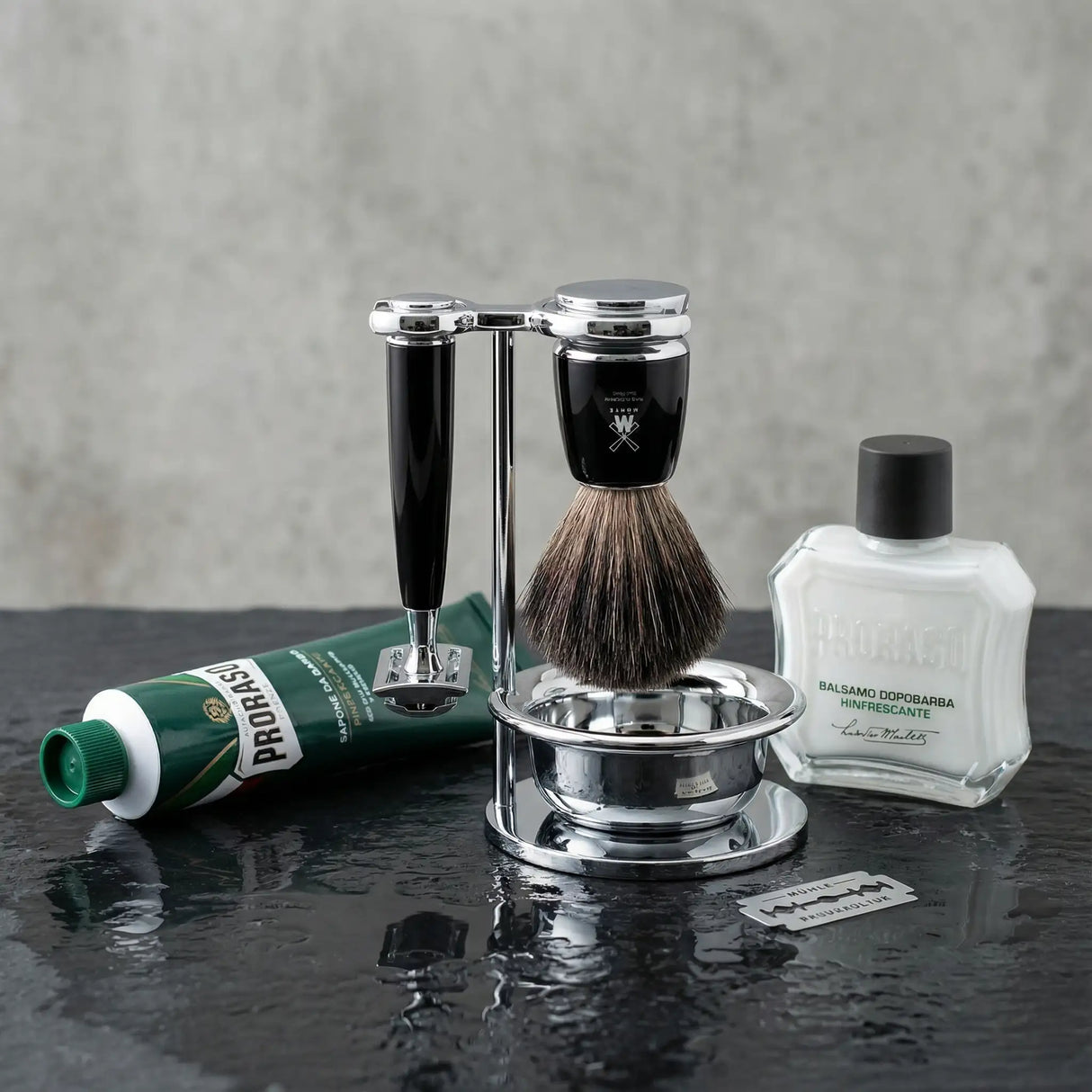 Startsett til tradisjonell barbering - Rytmo - 4 deler
