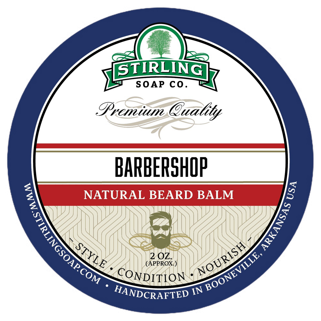 Stirling Soap Co. Beard Balm skjeggpomade Barbershop