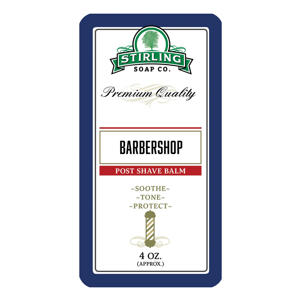 Stirling Soap Co. Post-Shave balm etterbarberingskrem Barbershop