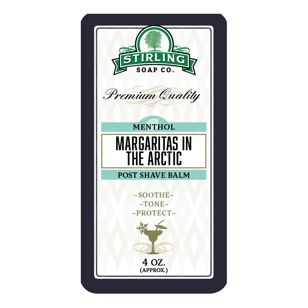 Stirling Soap Co. Post-Shave balm etterbarberingskrem Margaritas in the Arctic