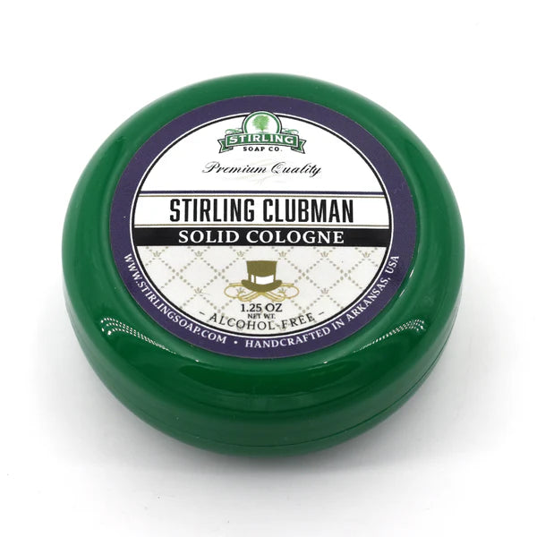 Stirling Soap Co. Solid Cologne - Stirling Clubman