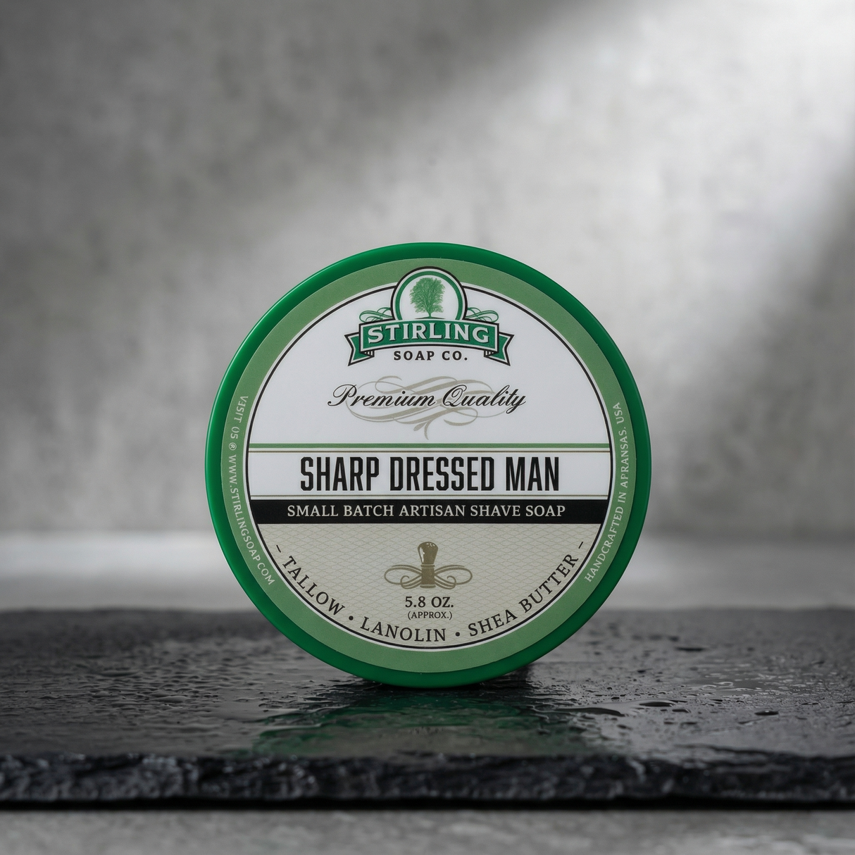 Stirling Soap Co. barbersåpe i skål