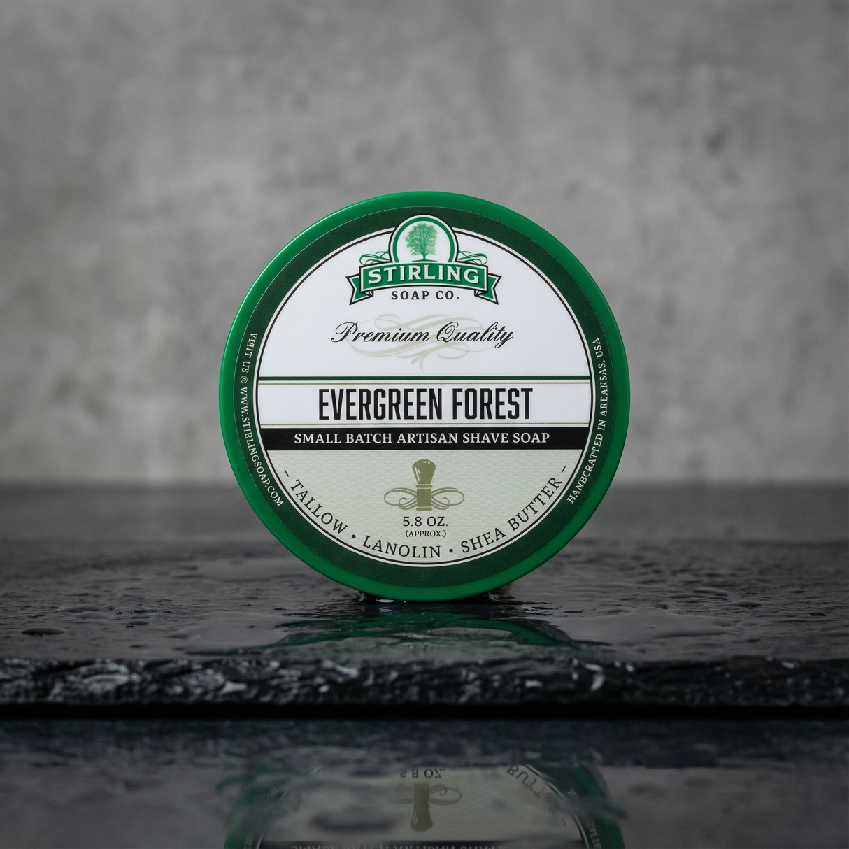 Stirling Soap Co. barbersåpe i skål