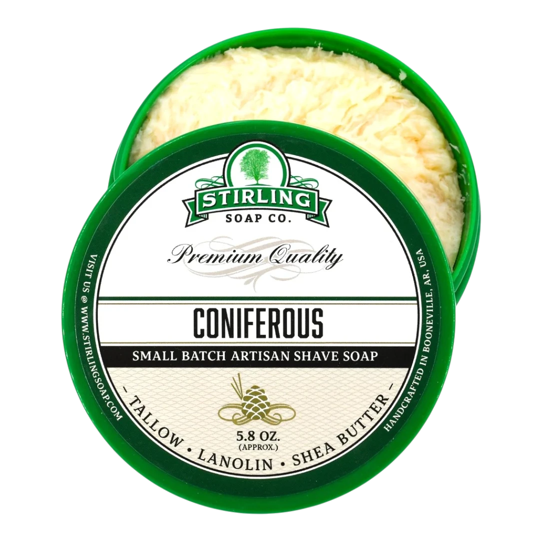 Stirling Soap Co. barbersåpe i skål